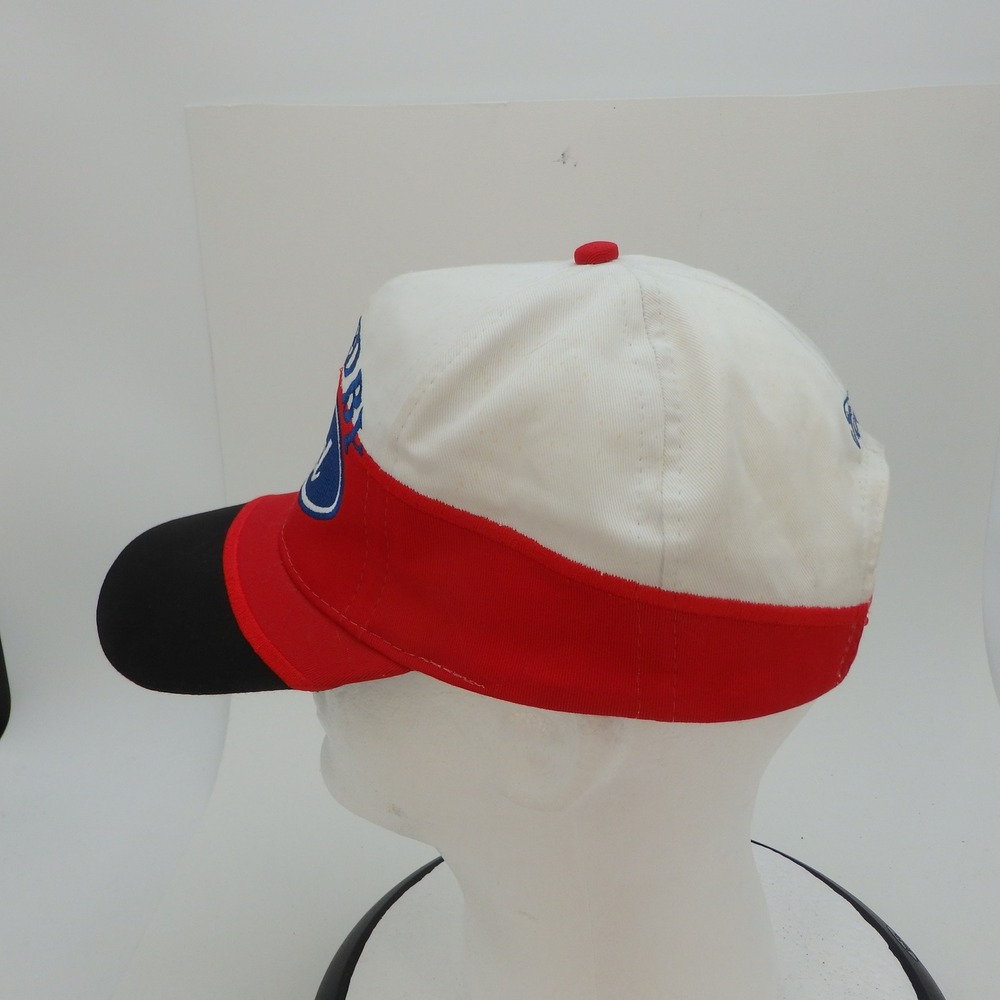 Ford Powered By Ford Racing Embroidered Baseball Cap White Red Black - Picture 3 of 15